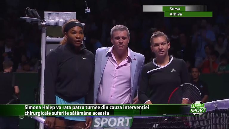 Simona Halep patru turnee din cauza interventiei chirurgicale suferite saptamana aceasta