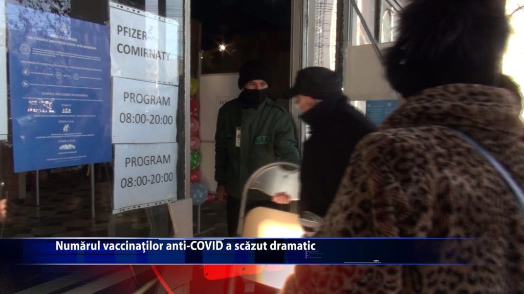 Numarul vaccinarilor anti-COVID a scazut dramatic