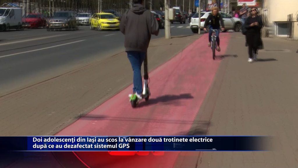 Doi adolesceti din Iasi au scos la vanzare doua trotinete electrice dupa ce au dezafectat sistemul GPS