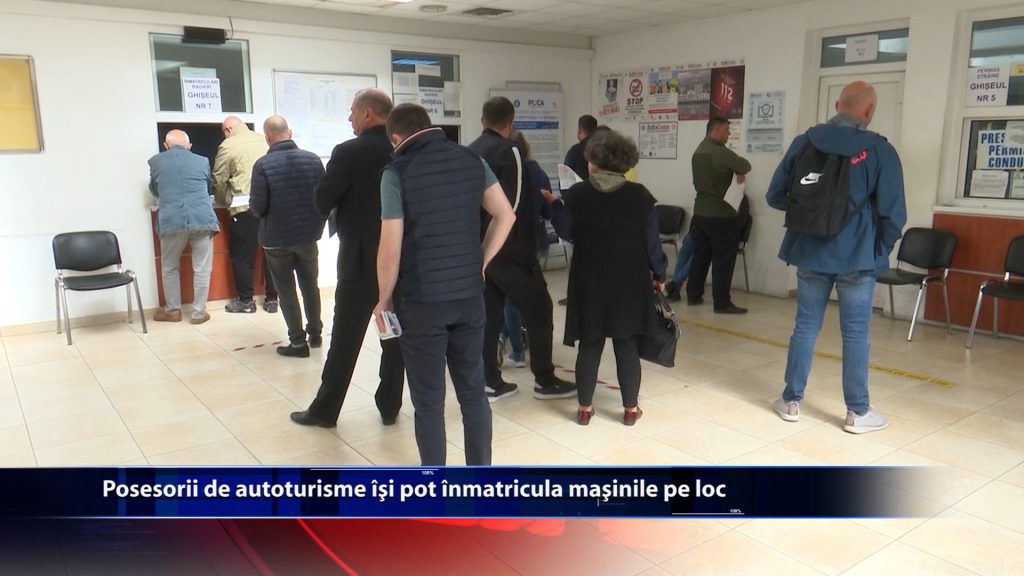 Posesorii de autoturisme isi pot inmatricula masinile pe loc
