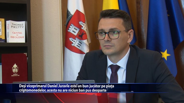 Desi Viceprimarul Daniel Juravle este un bun jucator pe piata criptomonedelor, acesta nu are niciun ban pus deoparte