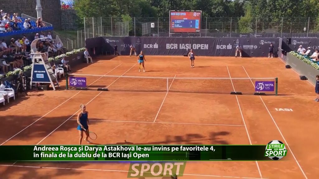 Andreea Rosca si Darya Astakhova le-au învins pe favoritele 4, in finala de la dublu de la BCR Iasi Open