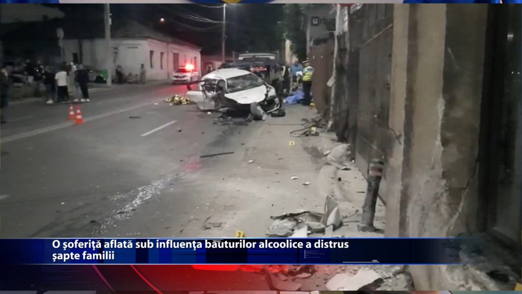 O soferita aflata sub influenta bauturilor alcoolice a distrus sapte familii