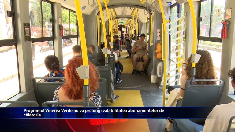 Programul Vinerea Verde nu va prelungi valabilitatea abonamentelor de calatorie
