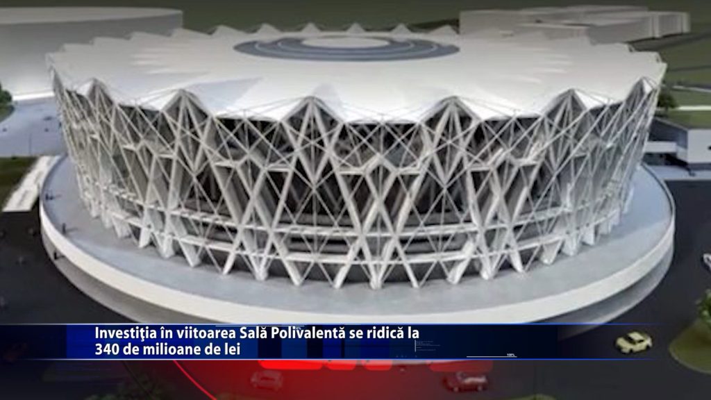 Investitia in viitoarea Sala Polivalenta se ridica la 340 de milioane de lei