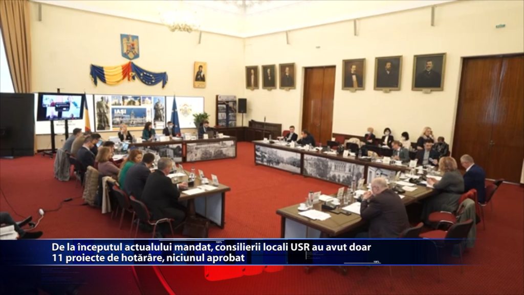 De la inceputul actualului mandat, consilierii locali USR au avut doar 11 proiecte de hotarare, niciunul aprobat
