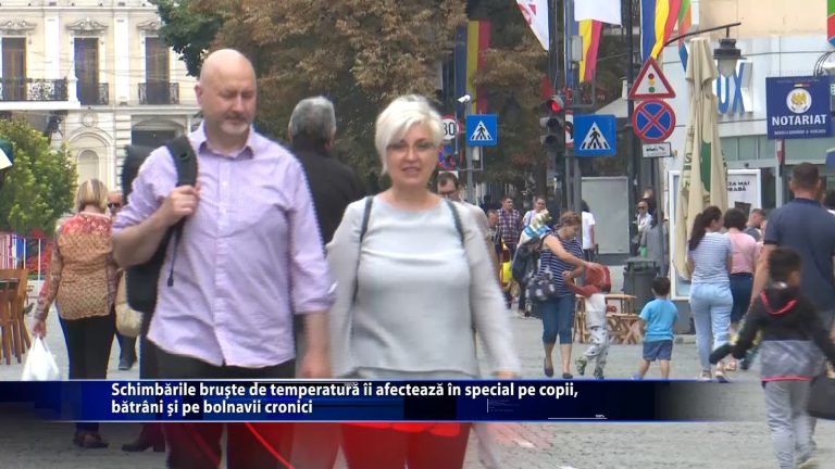 Schimbarile bruste de temperatura ii afecteaza in special pe copii, batrani si pe bolnavii cronici
