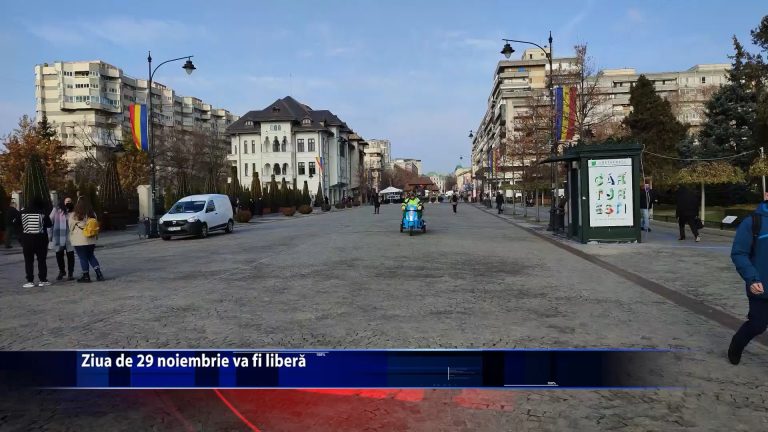 Ziua de 29 noiembrie va fi zi liberă