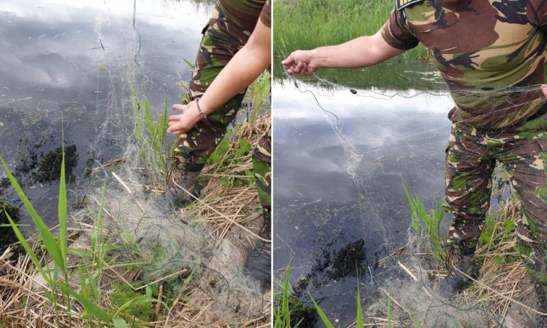 Braconaj piscicol pe malul râului Prut, descoperit de polițiștii de frontieră