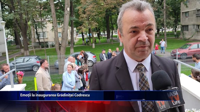 Emotii la inaugurarea Gradinitei Codrescu