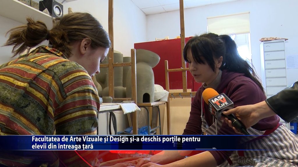 Facultatea de Arte Vizuale si Design si-a deschis portile pentru elevii din intreaga tara