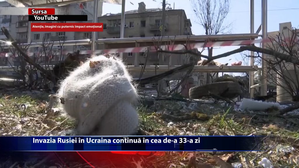 Invazia Rusiei in Ucraina continua in cea de-a 33-a zi