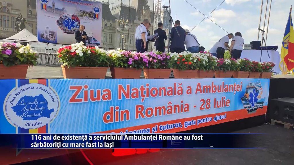 116 ani de existenta a serviciului Ambulantei Romane au fost sarbatoriti cu mare fast la Iasi