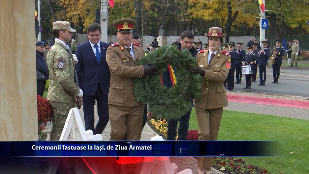Ceremonii fastuase la Iasi, de Ziua Armatei