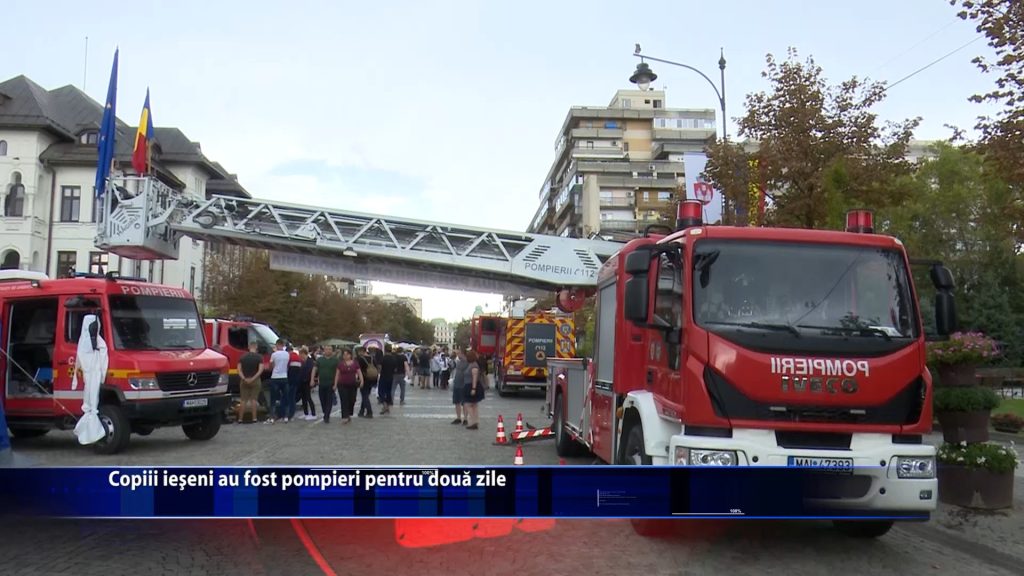Copiii ieseni au fost pompieri pentru doua zile