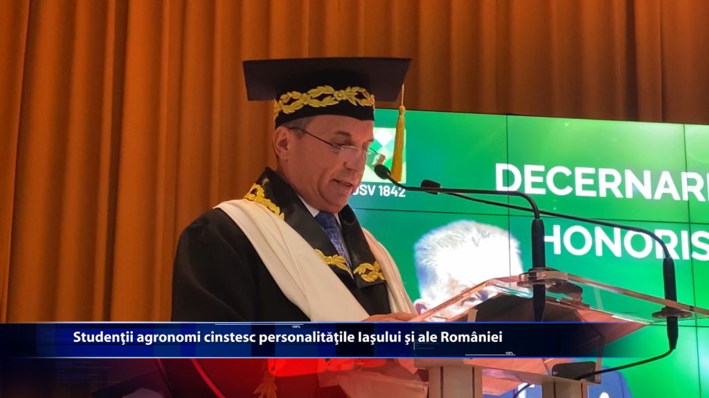 Studentii agronomi cinstesc personalitatile Iasului si ale Romaniei