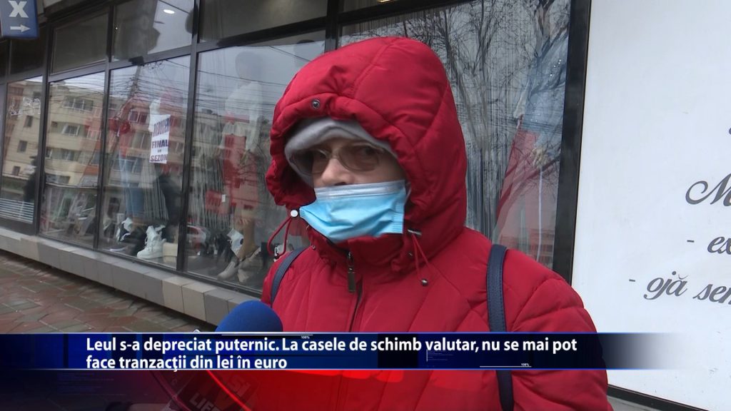 Leul s-a depreciat puternic. La casele de schimb valutar, nu se mai pot face tranzactii din lei in euro