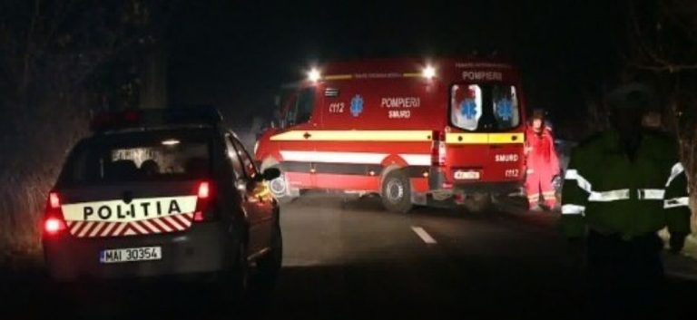 Accident rutier la Ciortești. Șoferul și pasagerii au abandonat mașina și au fugit de la locul accidentului