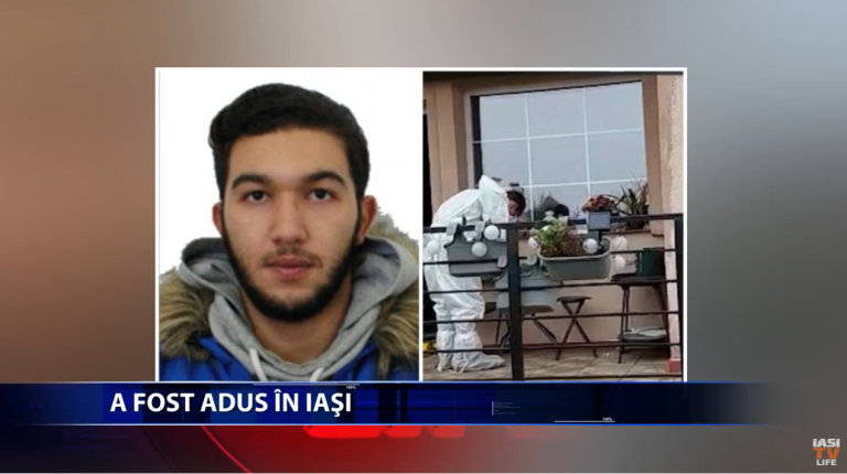 Tanarul suspect de dubla crima din cartierul Roua afost adus in Iasi. Fugise in Italia
