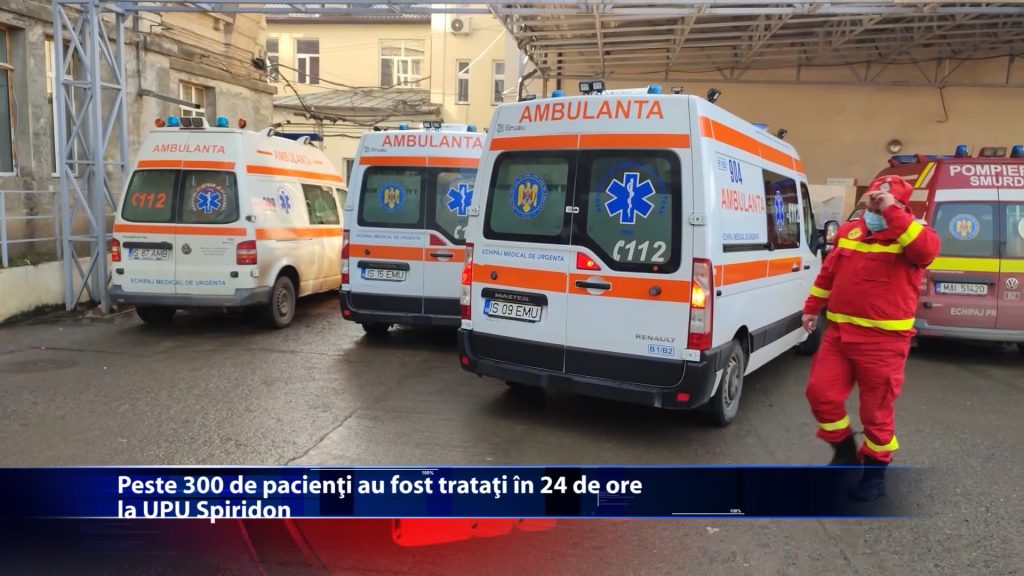 Peste 300 de pacienti au fost tratati in 24 de ore la UPU Spiridon