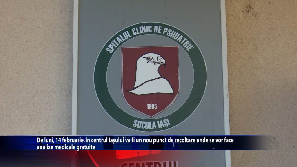 De luni, 14 februarie, in centrul Iasului va fi un nou punct de recoltare unde se vor face analize medicale gratuite