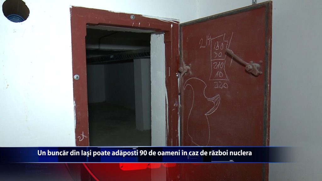 Un buncar din Iasi poate adaposti 90 de oameni in caz de raboi sau calamitati