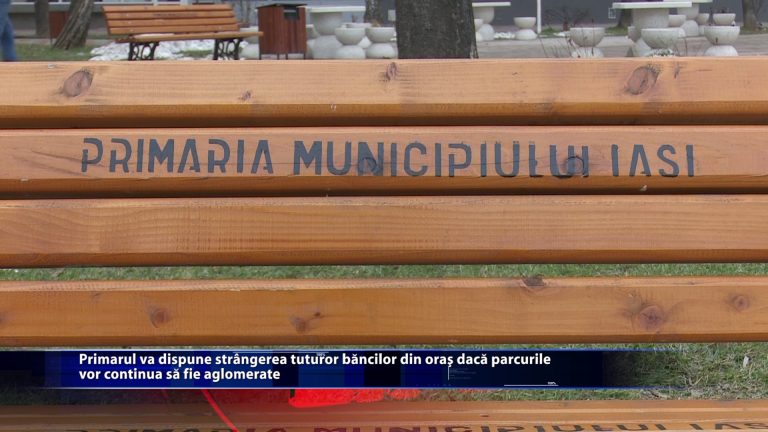 Primarul va dispune strangerea tuturor bancilor din oras daca parcurile vor continua sa fie aglomerate