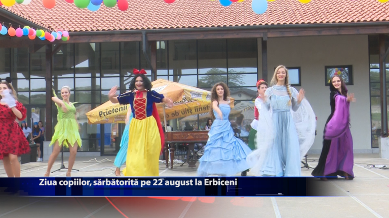 Ziua copiilor, sărbătorită pe 22 august la Erbiceni