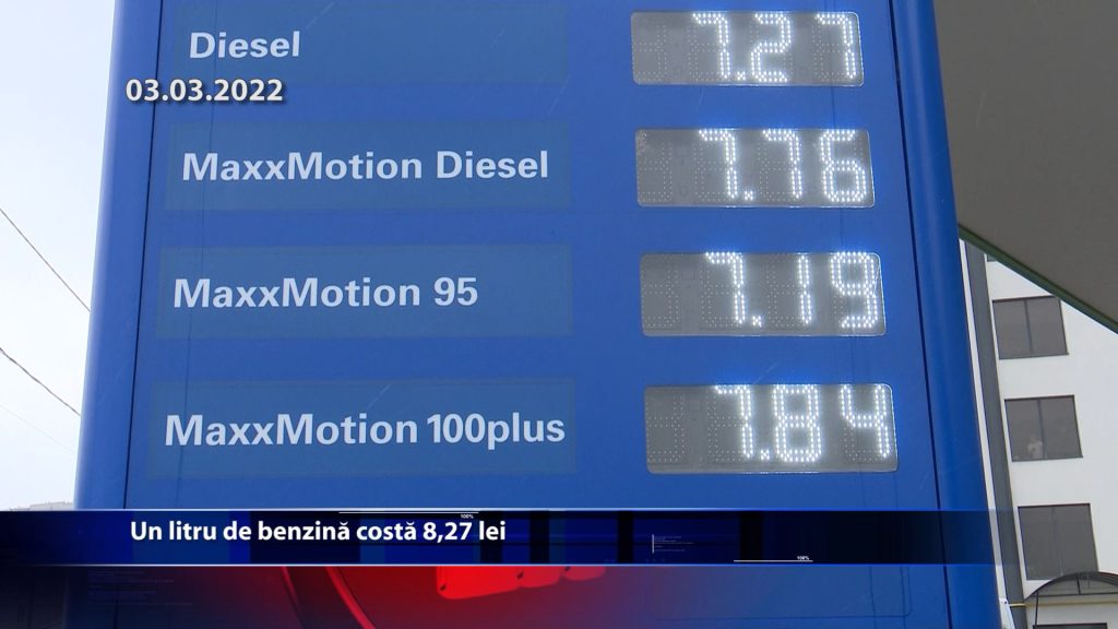 Un litru de benzina costa 8,27 lei