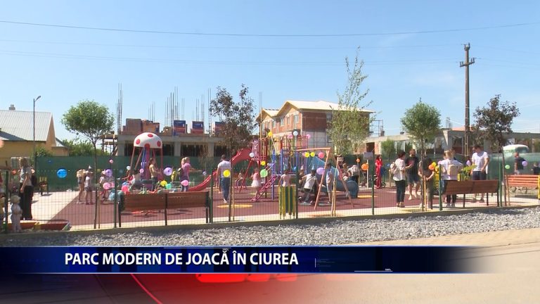 Parc modern de joaca in Ciurea