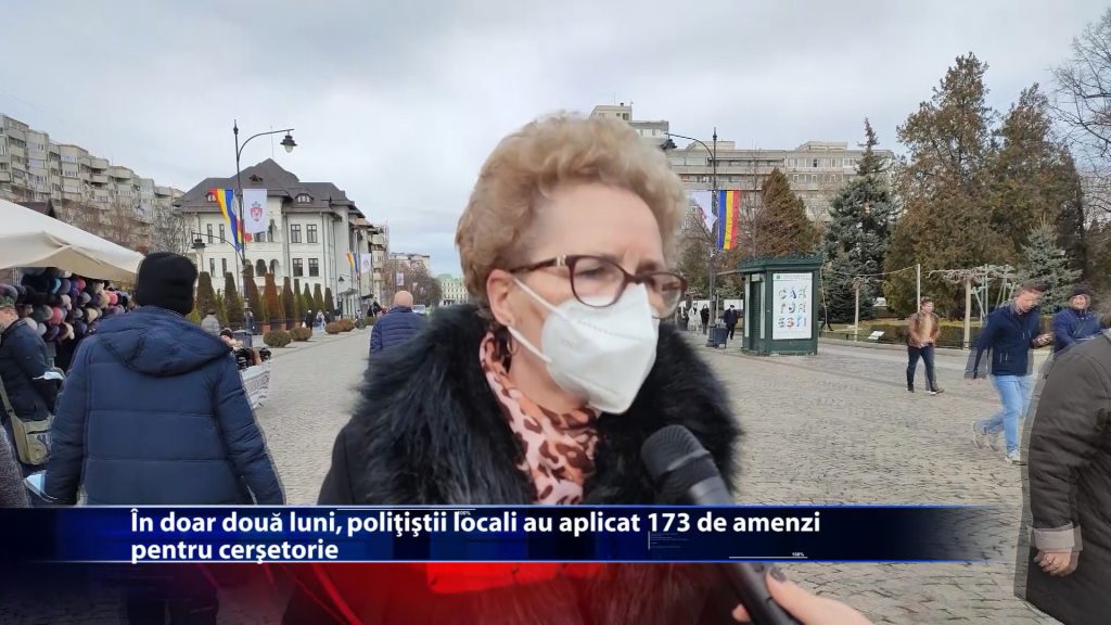 In doar doua luni, politistii locali au aplicat 173 de amenzi pentru cersetorie