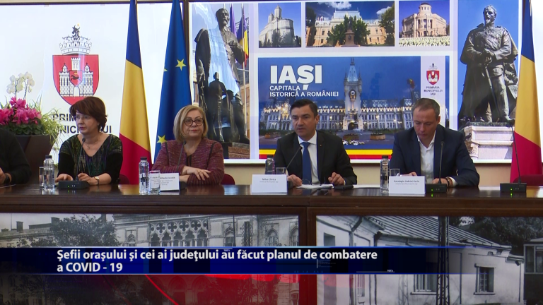 Sefii orasului si cei ai judetului au facut planul de combatere a COVID – 19