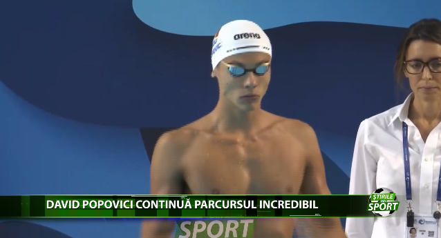 David Popovici continua parcursul incredibil
