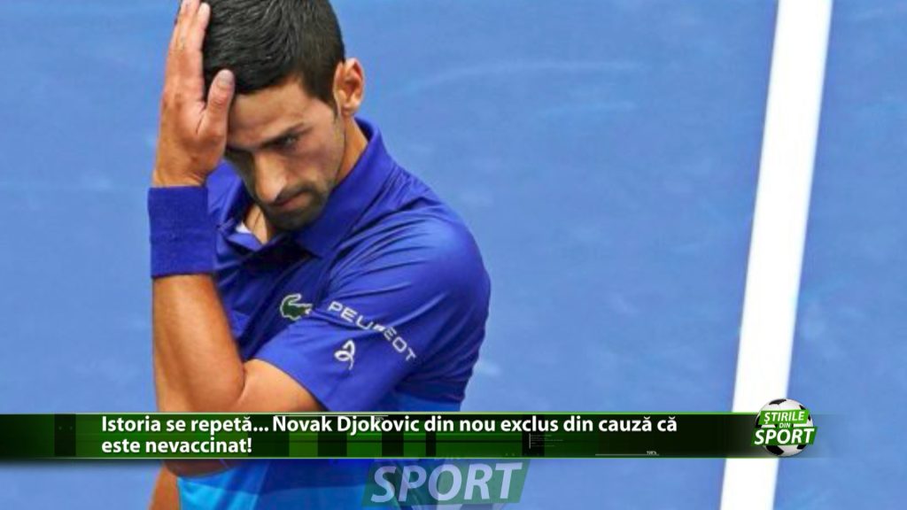 Istoria se repeta… Novak Djokovic din nou exclus din cauza ca este nevaccinat!