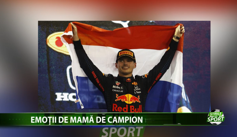 Emotii de mama de campion