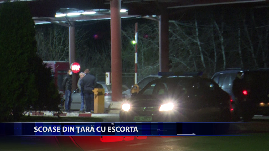 Sase autoturisme care au intrat in tara pe la Vama Bors au fost escortate pana la granita cu Republica Moldova
