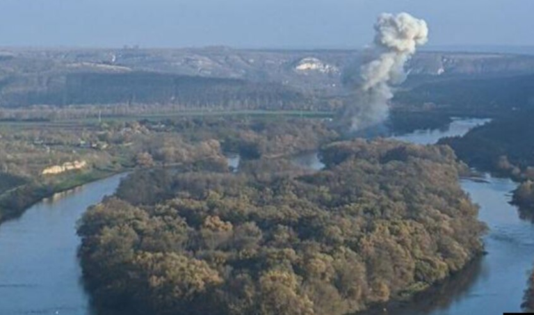 VIDEO O rachetă rusească a căzut în Republica Moldova
