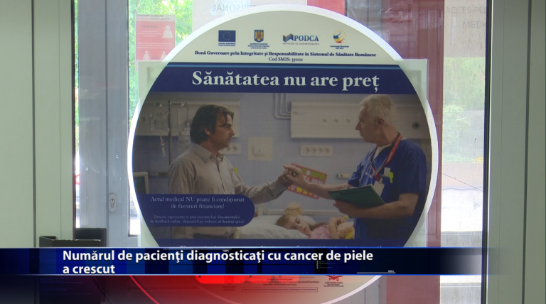 Numărul de pacienți diagnosticați cu cancer de piele a crescut