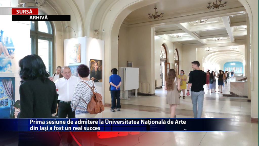 Prima sesiune de admitere la Universitatea Națională de Arte din Iași a fost un real succes