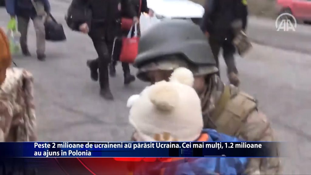 Peste 2 milioane de ucraineni au parasit Ucraina. Cei mai multi, 1,2 milioane au ajuns in Polonia