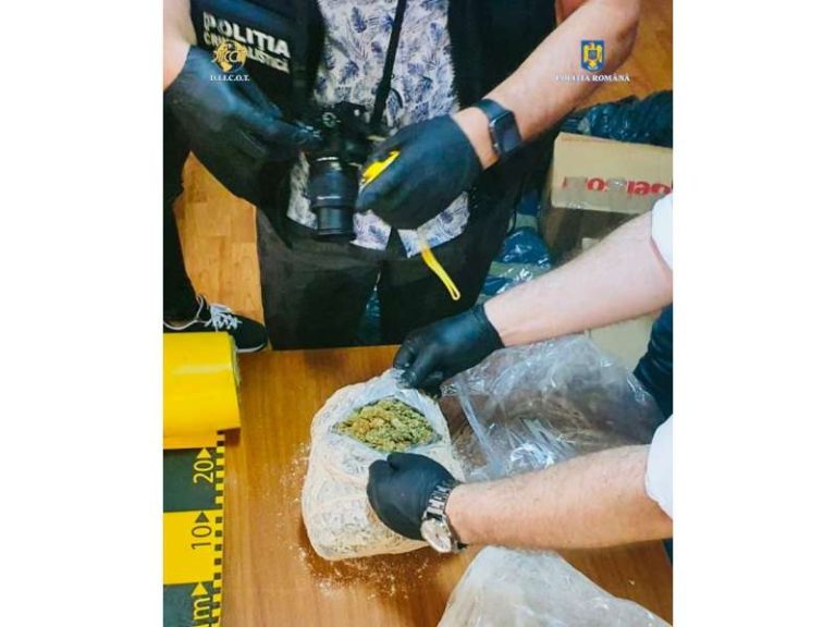 Doi tineri, prinşi când ridicau un colet cu canabis şi metadonă