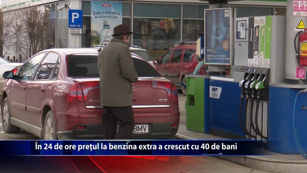 In 24 de ore pretul la benzina extra a crescut cu 40 de bani