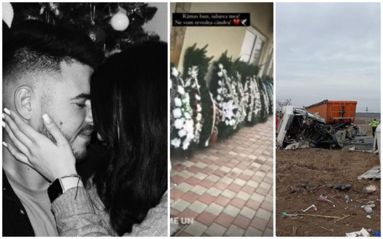 Iubita lui Radu Andrei, șoferul camionului din accidentul cu 7 morți, mesaj sfâșietor în ziua înmormântării: ”Dacă aș fi putut să te opresc în acea blestemată dimineață”