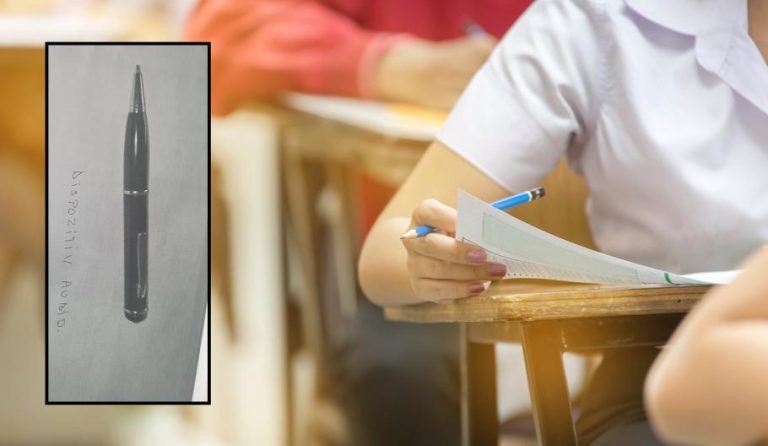 Candidată de 45 de ani eliminată marţi de la examenul de Bacalaureat. Aceasta a fost prinsă cu „pix inteligent”