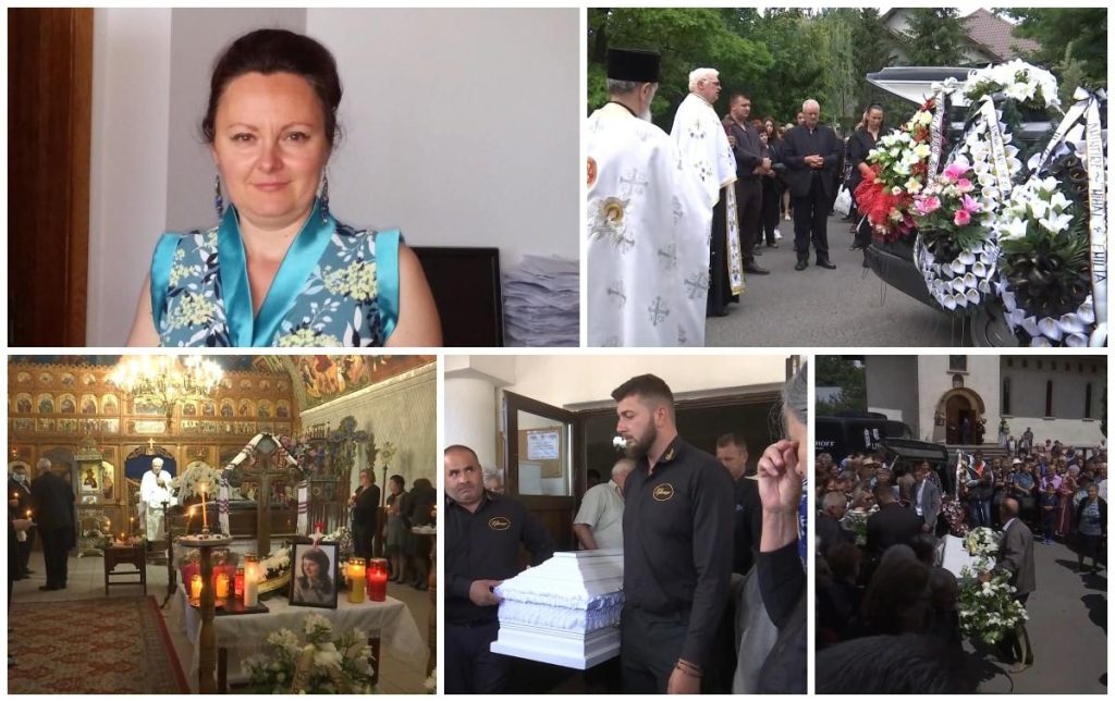 VIDEO! A fost condusă pe ultimul drum Roxana, românca ucisă de rechin în Egipt