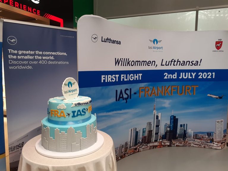 S-a inaugurat cursa aeriană Iași -Frankfurt!