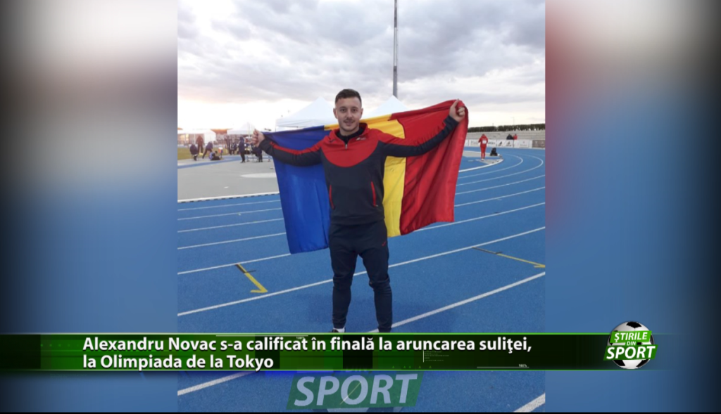 Alexandru Novac s-a calificat în finala la aruncarea sulitei, la Olimpiada de la Tokyo