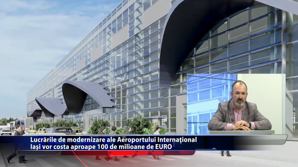Lucrările de modernizarea ale Aeroportului Internațional Iași vor costa aproape 100 de milioane de EURO