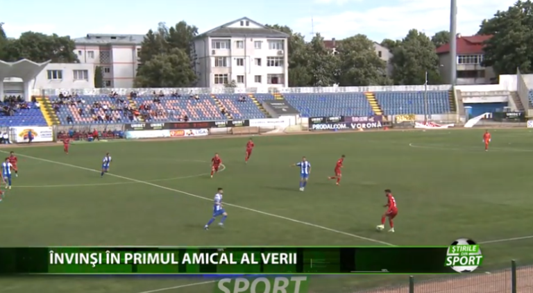 Invinsi in primul amical al verii