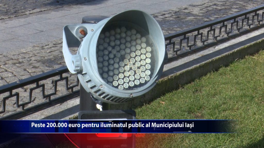 Peste 200.000 euro pentru iluminatul public al Municipiului Iasi